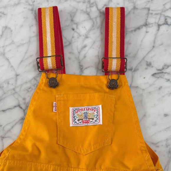 Deadstock NWT Little Levi's Kids Overalls Sz 5T retro 1970s - Picture 2 of 9